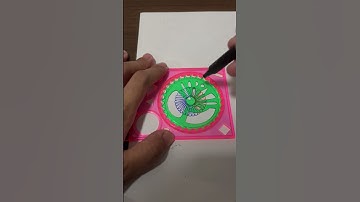 Satisfying and relaxing Spirograph design video #shorts #art #spirograph #asmr #satisfying #relaxing