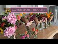 Arranging Market Wrapped Bouquets from My Cut Flower Garden:  July 2021