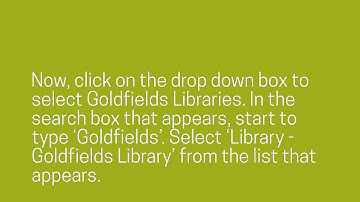 Goldfields Libraries - Introduction to PressReader