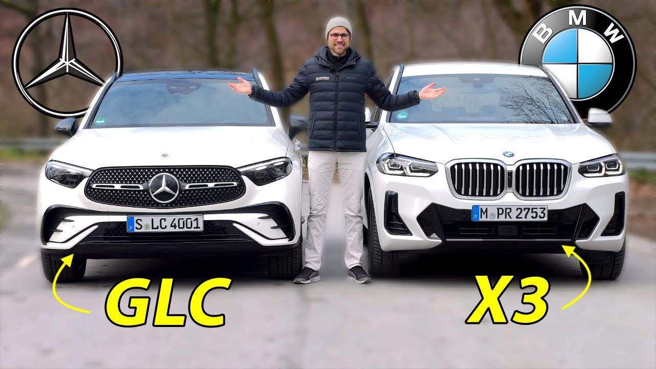 Mercedes GLC vs BMW X3 comparison REVIEW - who's the king? 