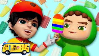 making yummy fruit popsicles ice cream song gogobus kids songs compilation