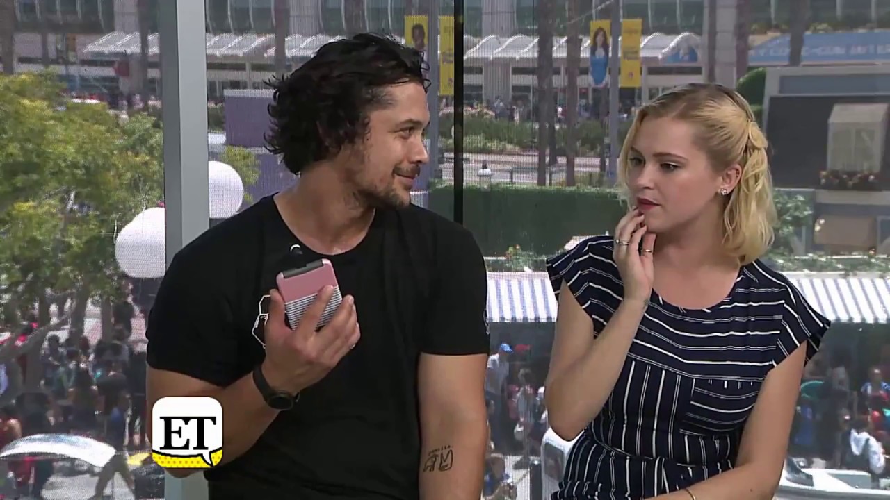 bob morley and eliza taylor comic con 2018 bob morley and eliza taylor comic con 2018