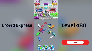 Crowd Express Level 480 Walkthrough 🚦 | Step-by-Step Solution | Go Answer