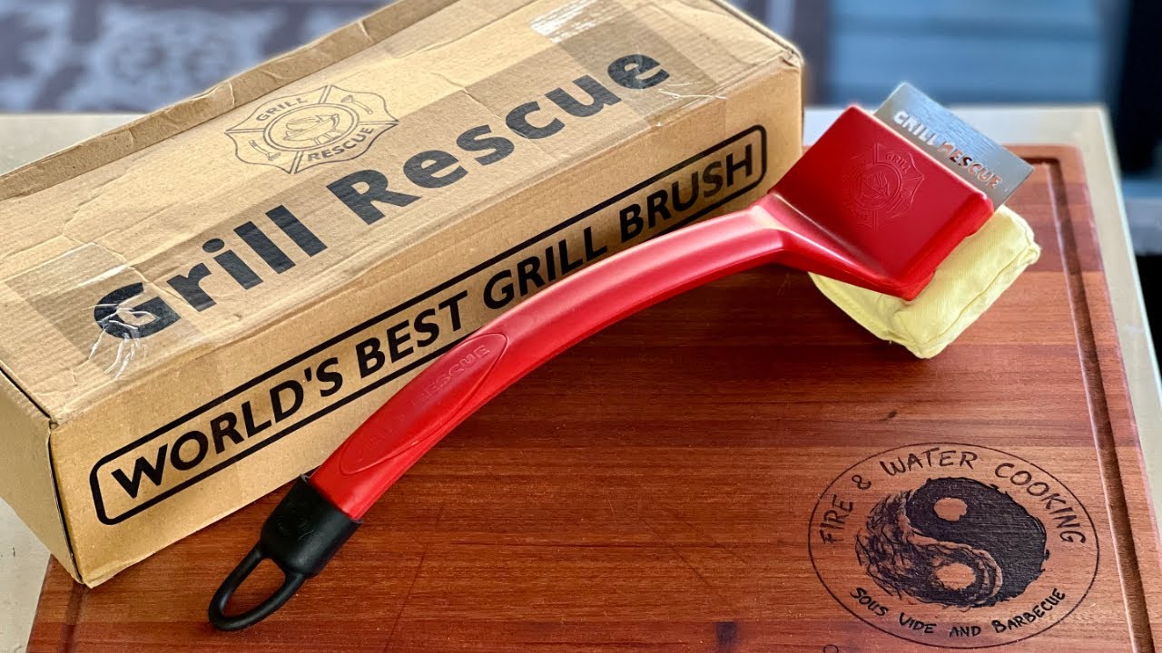 Review of the Grill Rescue Worlds Best (and safest) Grill Brush 