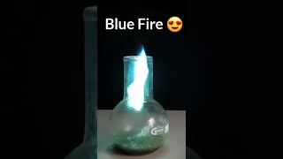 Смешиваем воду + соляную кислоту + алюминий + сульфат меди - получаем синий огонь