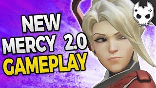 Overwatch - NEW MERCY 2.0 GAMEPLAY - New Ultimate and Abilities!