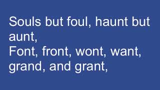 THE CHAOS OF ENGLISH PRONUNCIATION  |  Gerard Nolst Trenité