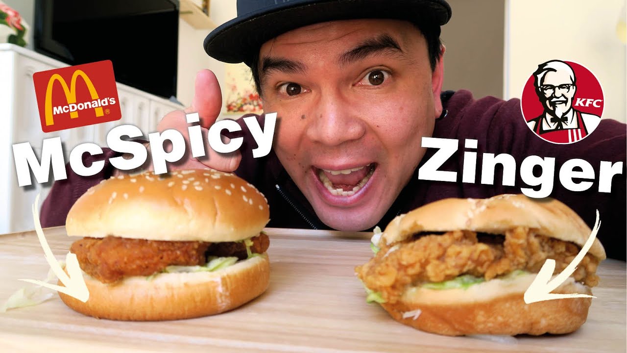 McSpicy Vs Zinger Burger | McDonalds Vs 