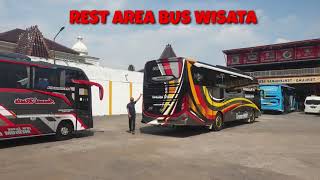 Suasana lahan parkir di REST AREA khusus Bus Pariwisata.. screenshot 2