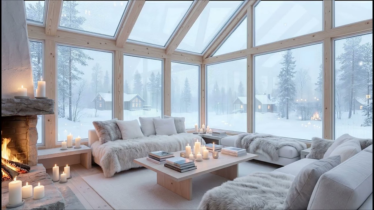 ❄️ Midnight Snow and Gentle Piano – Relaxing Winter Sleep Music