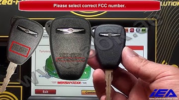 Used Jeep Remote Key OHT692427AA Unlocking By Zed Full Key Programmer & Zed-Full PCF79XX Adapter