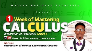 How to integrate exponential functions | Lesson 4 | Q1 - Q5