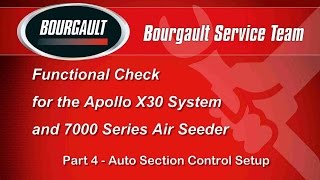 Bourgault 7000 Air Seeder - #4 ASC Settings Check