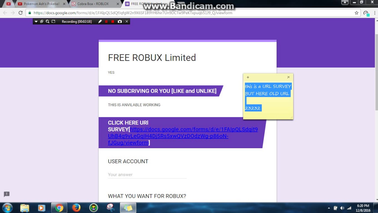 Roblox Robux Url