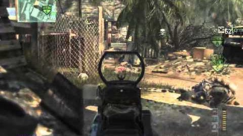 mk14 with red dot sight on village