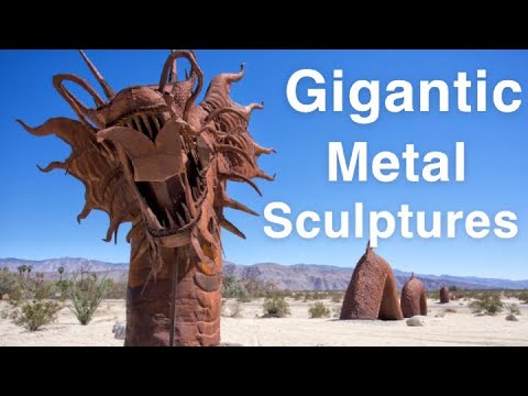 Vidéo: Les sculptures de Borrego Springs de Galleta Meadows