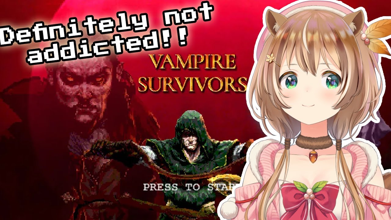 【Vampire Survivors】FIRST TIME PLAYING ON STREAM !!!【Ayunda Risu】