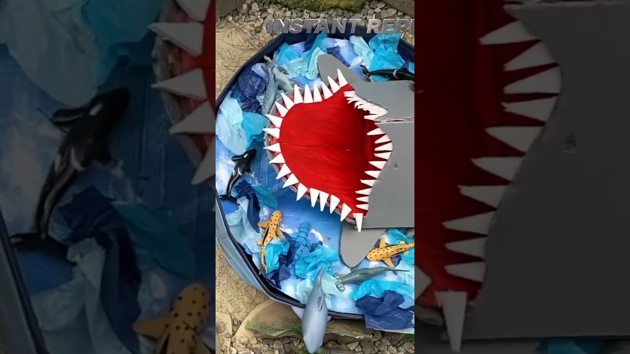 Bone Shaker Clears the Shark Jaws! ☠️🦈 | Hot Wheels Monster Trucks | 