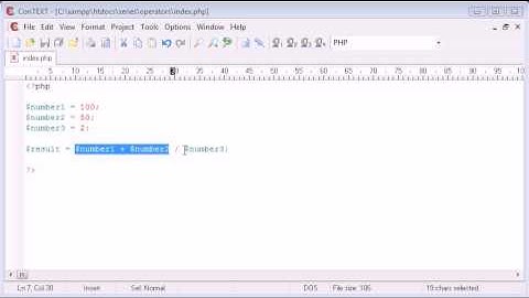 Tutorial PHP Pemula - 22 - Operator Aritmatika