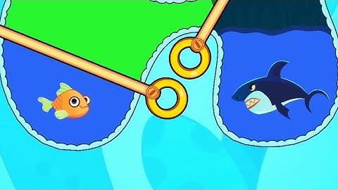 Save The Fish Gameplay All Game - Fishdom Game Pull Pin - Gameplay Walkthrough
