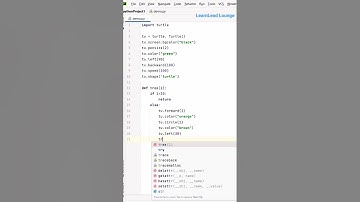 Fractal Tree Design Using Python Turtle #California_love #python #shortsfeed #turtle #viral