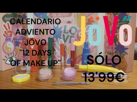 JÖVŐ Set de Maquillaje Calendario 12 Stickers