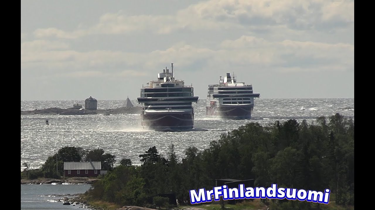 Viking Grace Crushed Fender In Hard Wind At Mariehamn 16.08.2025