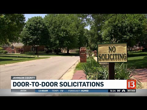 Door to door solicitation rules