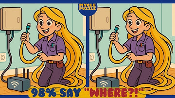 🦉🧩 Hair-Fi Connection 🧏‍♀️ Zoek de verschillen | Van makkelijk tot moeilijk! | 🦉Mycle Puzzle🦉