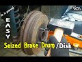 Seized Handbrake/Seized Brake Pedal/Brake Drum/Brake disk