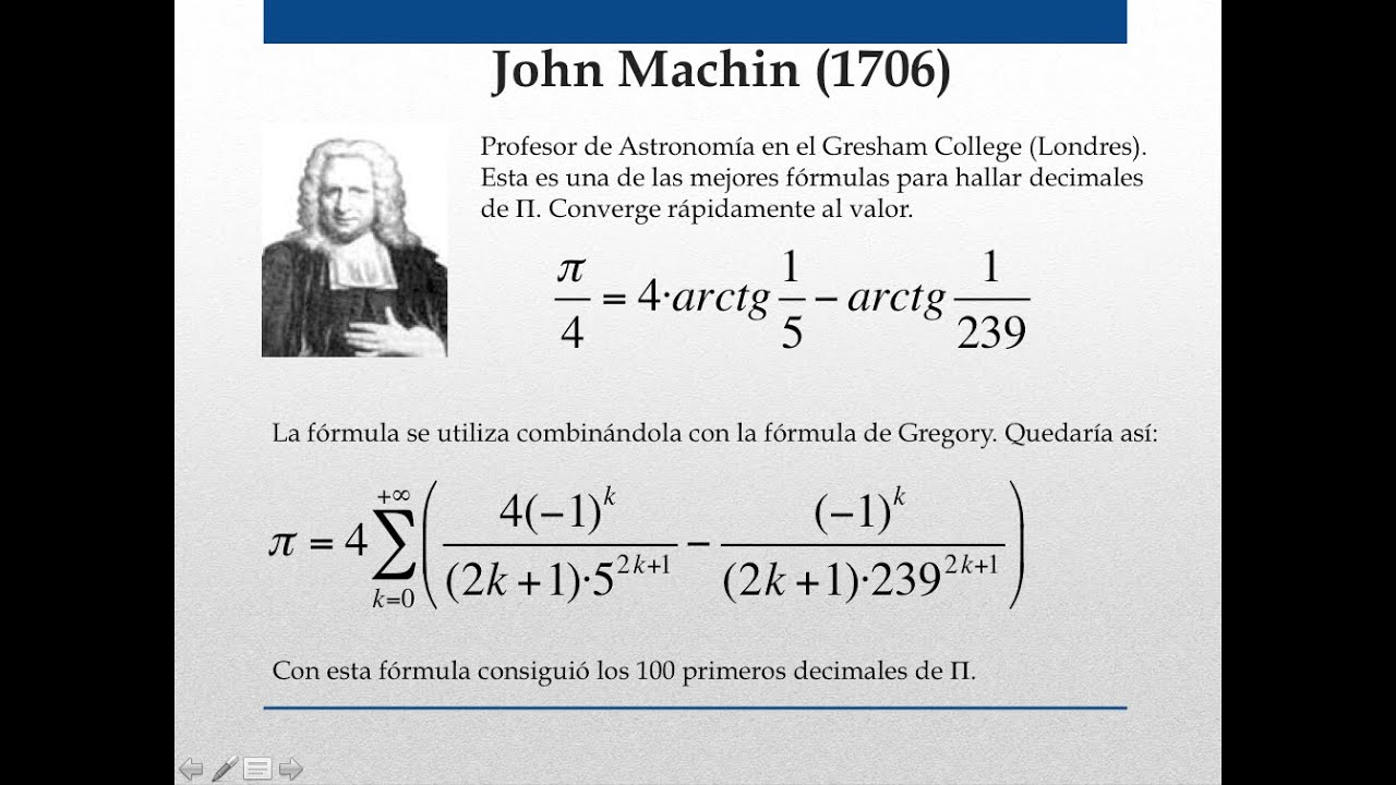 Pi. Series rápidas que convergen a Pi, con GeoGebra. YouTube