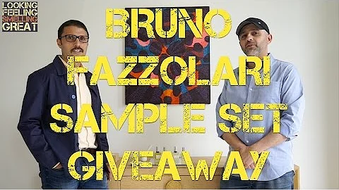 Bruno Fazzolari Sample Set Giveaway (CLOSED)