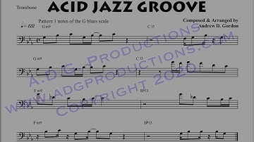 The Blues Scale for Trombone music instructional book