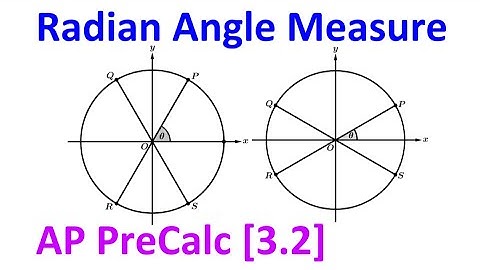 3.2D - Radian Angle Measure [AP Precalculus]
