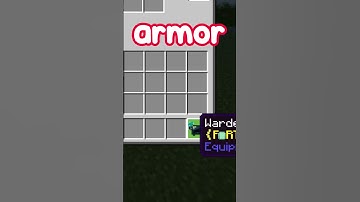 Warden Armor in Minecraft PE Addon (MCPE Bedrock Edition Mod