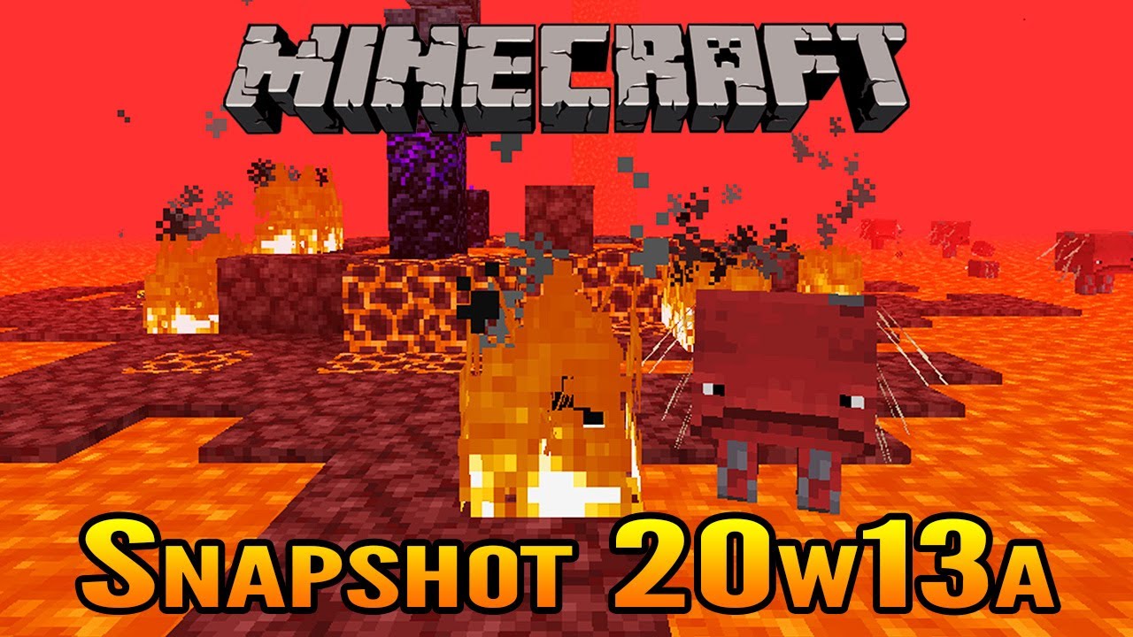 Minecraft 1.16 Nether Update Snapshot 20w13a | New Strider
