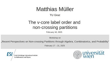 Matthias Müller - The v-core label order and non-crossing partitions