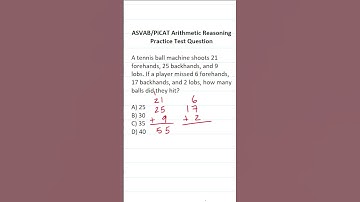 ASVAB/PiCAT Arithmetic Reasoning Practice Test Q: Simple Arithmetic #acetheasvab w/ #grammarhero