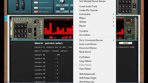 Reason Studios - player pattern sequencer switch combinator