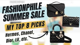 THE BEST OF FASHIONPHILE'S 10% SALE! 😍 My top 8 picks from Hermes, Chanel,  Dior and Louis Vuitton 