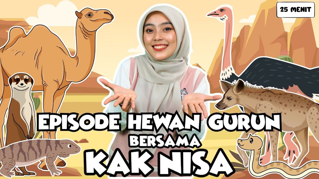 Belajar dan Bermain Episode Hewan Gurun Untuk Balita - Belajar Kata, Mengenal Hewan Gurun