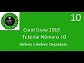 Corel Draw 2018 tutorial número 10 Relleno y Relleno Degradado