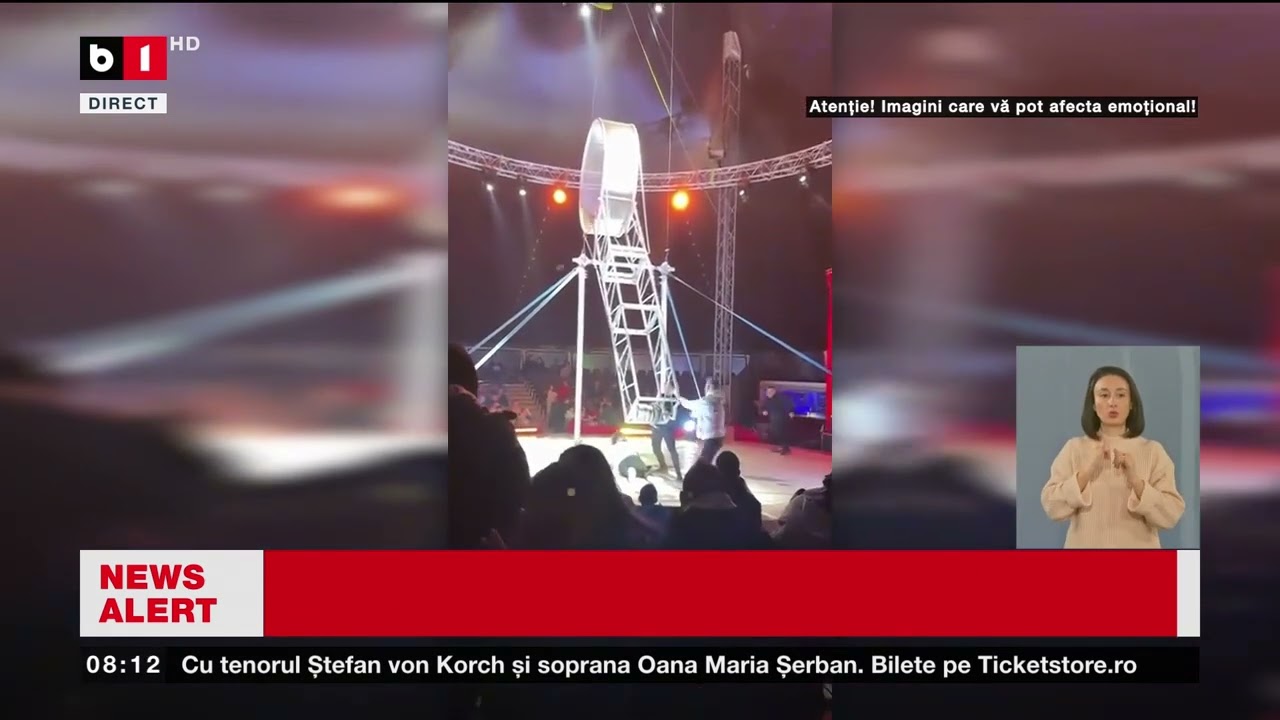 INCIDENT GRAV LA UN SPECTACOL DE CIRC ÎN CRAIOVA_Știri B1TV_16 febr. 2026