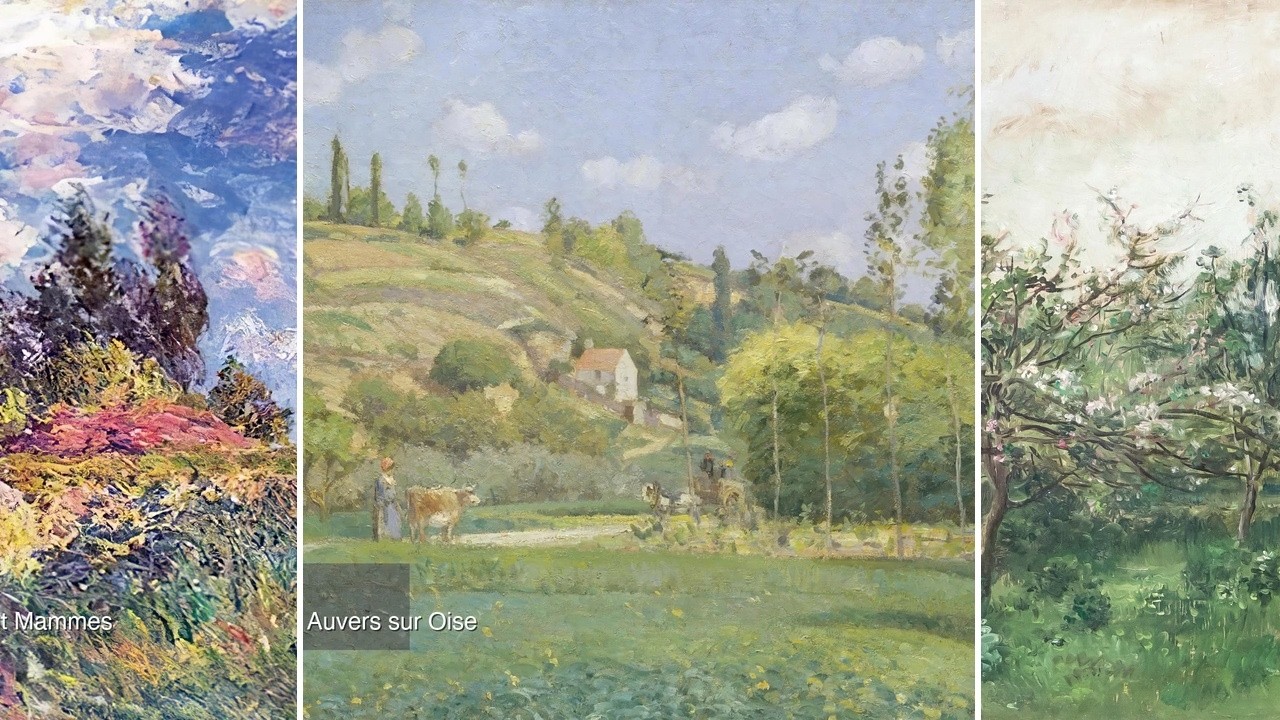 Impressionist Art TV — Silent Art Gallery · August 28 Morning | A Cowherd at Valherme… & others