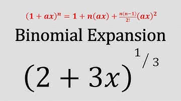 How to apply the Binomial Expansion Formula