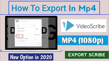 How To Export Mp4 Video  In Videoscribe|How to Convert Videoscribe video in Mp4 Format