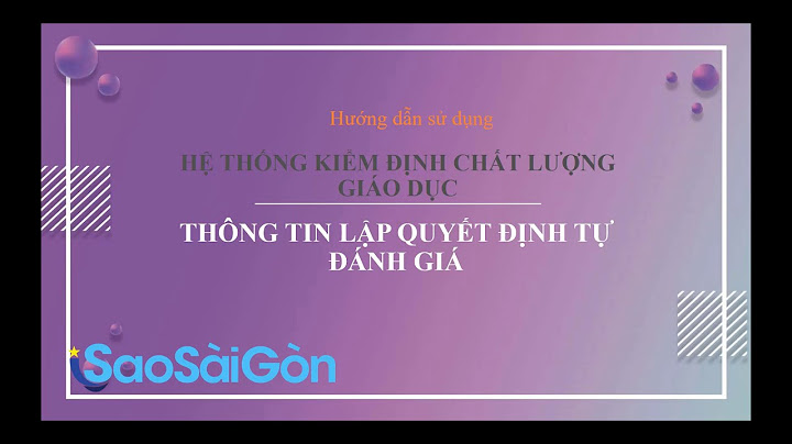 Hướng dẫn cách nhập thông tin kiểm định chất lượng