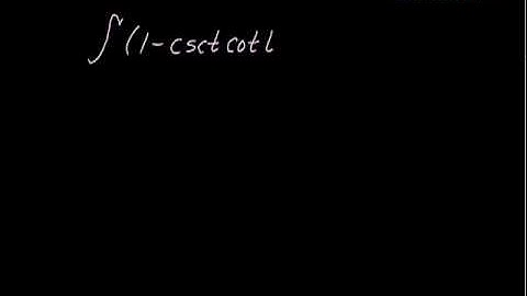 How to find the Indefinite Integral of a Trig Function AP Calculus