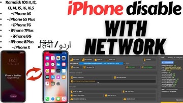 How To Unlock iPhone disable in Unlocktool With Network | Process in اردو / हिंदी.