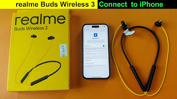 How to connect realme buds wireless 3 to iphone
